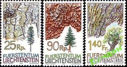 Лихтенштейн 1986 деревья флора ** о