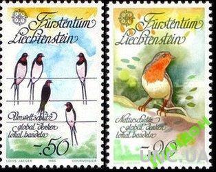 Лихтенштейн 1986 Еворпа Септ птицы фауна ** о
