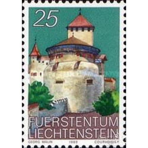 Лихтенштейн 1989 архитектура замок Вадуц ** о