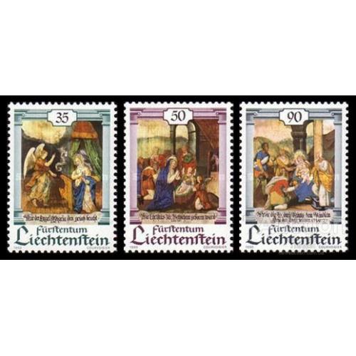 Лихтенштейн 1990 Рождество живопись религия ** м