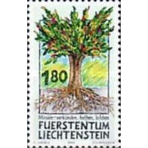 Лихтенштейн 1993 флора деревья ** о