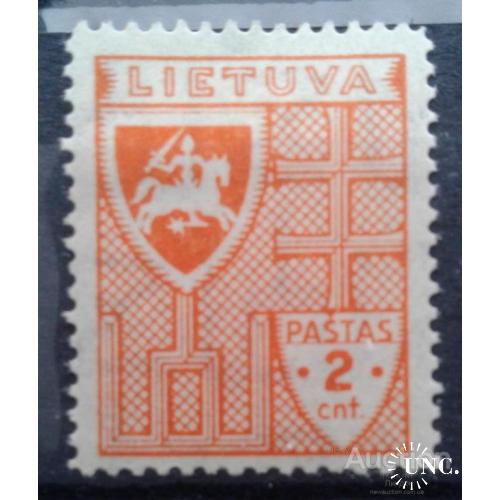 Литва 1936 символы аллегории герб рыцари кони ** о