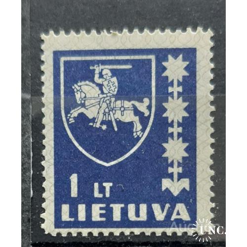 Литва 1939 стандарт герб геральдика рыцарь кони фауна ** о