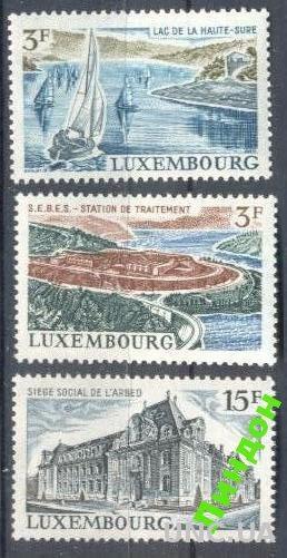 Люксембург 1971 дворец замок корабли флот архитектура ** о