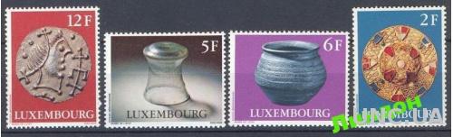Люксембург 1976 археология посуда монеты камни** о