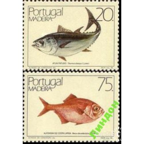 Мадейра 1986 морская фауна рыбы ** о