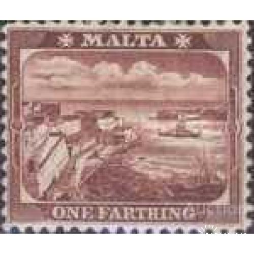 Мальта 1901 Валетта замок архитектура море корабли флот колонии ** о