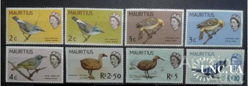 Маврикий 1965 1967 птицы фауна 5м ** и 2-50, 5, 10 (*) о