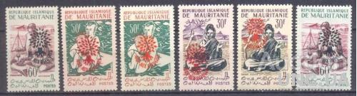 Мавритания 1960 ООН Год беженцев дерево надп-ка тип I и II ** о