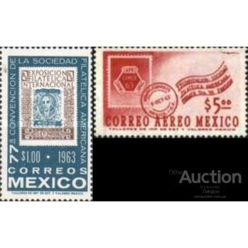 Мексика 1963 марка на марке филателия ** о
