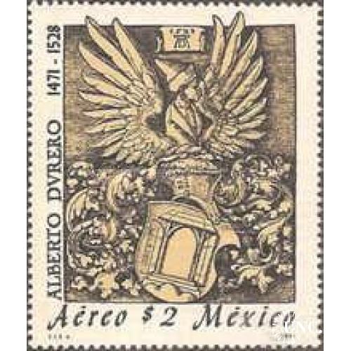 Мексика 1971 500 лет А. Дюрер живопись графика герб рыцари люди ** о