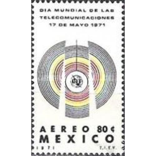 Мексика 1971 Всемирный день электросвязи и информационного общества связь ** о