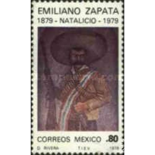 Мексика 1979 Эмилиано Сапата люди история война за независимость от Испании живопись ** о