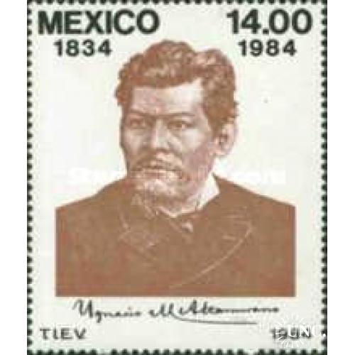 Мексика 1984 Игнасио Мануэль Альтамирано Писатель люди ** о