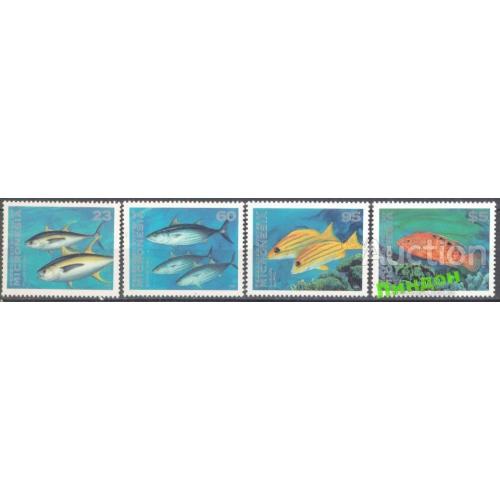 Микронезия 1995 морская фауна рыбы ** о