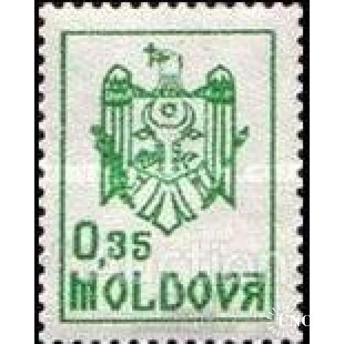 Молдова 1991 стандарт герб птицы быки 1м ** м