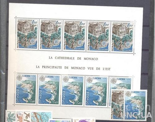 Монако 1978 Европа Септ архитектура лист + серия ** о