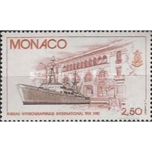 Монако 1981 50 лет Международная гидрографическая организация флот корабли архитектура ** о