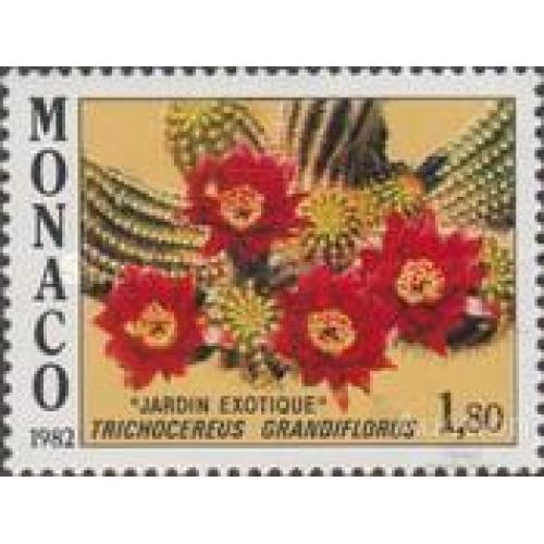 Монако 1982 флора цветы кактусы ** о
