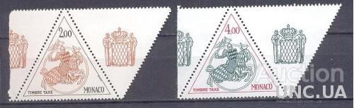 Монако 1982 рыцари кони униформа герб стандарт треуголки 2-4 2м + купон ** о