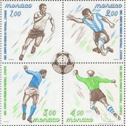 Монако 1982 спорт футбол ЧМ-82 Испания кварт ** о
