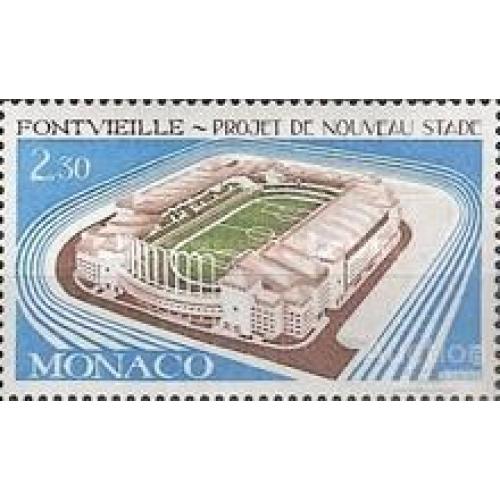 Монако 1982 стадион архитектура спорт футбол ** о