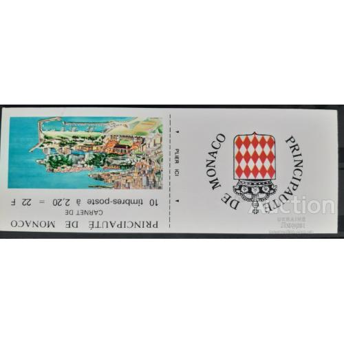Монако 1987 герб стандарт буклет ** о