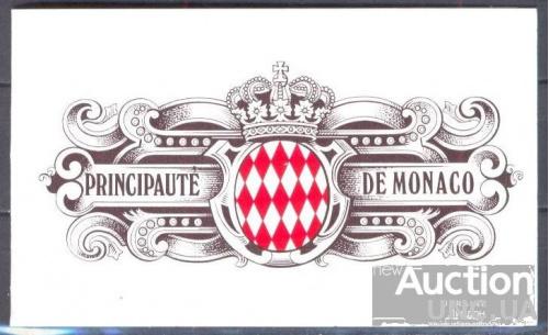 Монако 1992 архитектура герб буклет ** о