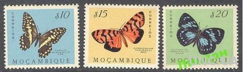 Мозамбик 1953 фауна насекомые бабочки ** м