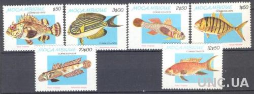 Мозамбик 1979 морская фауна рыбы **