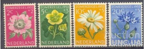Нидерланды 1952 флора цветы ** о