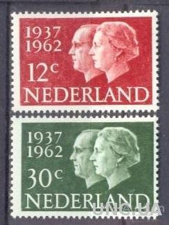 Нидерланды 1962 короли королева Вельгельмина ** о