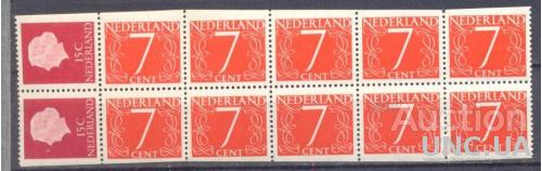 Нидерланды 1963 стандарт 12м королева Вельгельмина ** о