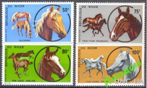 Нигер 1973 фауна кони лошади ** о