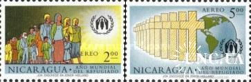 Никарагуа 1961 ООН Год беженцев религия карта ** о