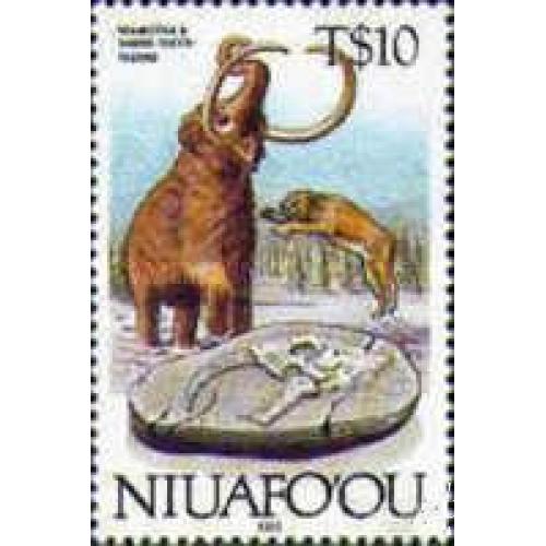 Ниуафооу 1993 ископаемые животные динозавры мамонты кошки палеонтология фауна ** о