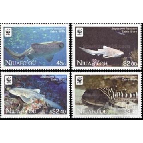 Ниуафооу 2012 WWF ВВФ морская фауна акулы серия ** есть лист о