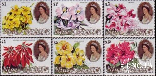 Ниуэ 1981 флора цветы королева 6м $ ** о