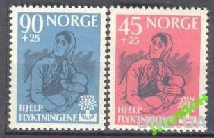 Норвегия 1960 ООН Год беженцев год Мира **