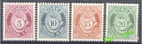 Норвегия 1962 почта стандарт **
