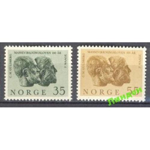 Норвегия 1964 люди наука химия * м