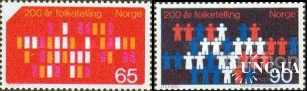 Норвегия 1969 перепись населения ** о