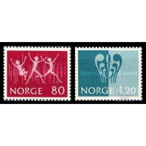Норвегия 1972 молодежь и свобода искусство танцы ** о