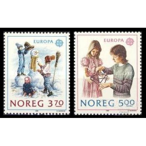 Норвегия 1989 Европа Септ дети игры ** о