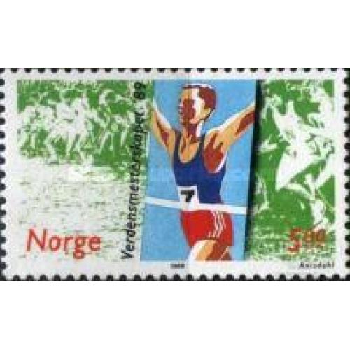 Норвегия 1989 спорт л/а ** о
