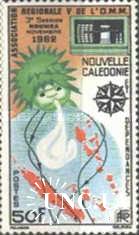 Новая Каледония 1962 метеорология погода карта ** о