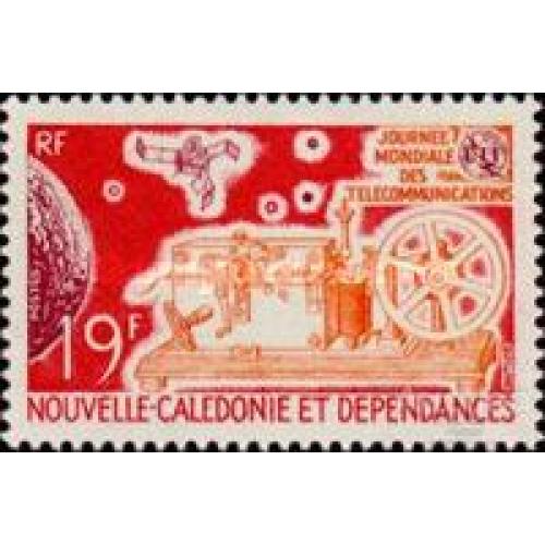 Новая Каледония 1971 Всемирный день электросвязи связь спутник космос ** о