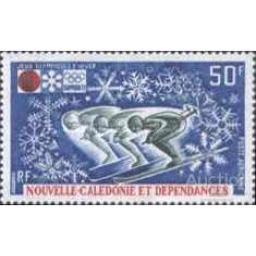 Новая Каледония 1972 спорт олимпиада лыжи Япония ** о