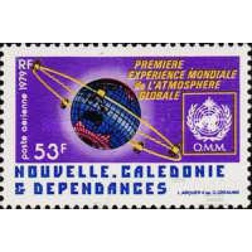 Новая Каледония 1979 авиапочта изучение атмосферы космос наука ** о