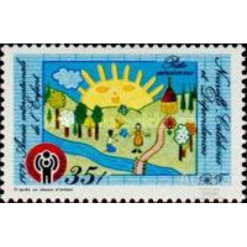 Новая Каледония 1979 ООН Год ребенка дети рисунки живопись ** о